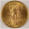 Image 1 : 1924 $20.00 ST GAUDENS GOLD, MS-65  NO MARKS, ORIGINAL VERY NICE!