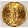 Image 1 : 1924 $20.00 GOLD ST GAUDENS, MS-64+ SUPER LUSTRE!