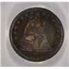Image 2 : 1878 SEATED QUARTER, PCGS PROOF-64 CAMEO! RAINBOW COLORS WITH WHITE CENTERS!