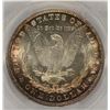 Image 3 : 1880 MORGAN SILVER DOLLAR, PCGS MS-66 SUPERB WHITE WITH RIM COLOR!