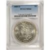 Image 1 : 1888-O MORGAN SILVER DOLLAR, PCGS MS-66 BLAST WHITE, VERY RARE!