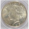 Image 2 : 1925-S PEACE SILVER DOLLAR, PCGS MS-64 SEMI-KEY, WHITE!