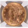 Image 2 : 1882 $5 GOLD NGC MS64+ SUPERB COIN, LOOKS MS65 TO MOST ANYONE!
