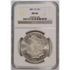 Image 1 : 1881-CC MORGAN DOLLAR NGC MS66 BLAST WHITE, RARE!