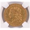 Image 2 : 1838 $5 GOLD NGC AU55 NICE OLD TYPE COIN, RARE this NICE