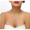 Image 1 : 14KT White Gold 1.52 ctw Diamond Necklace