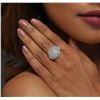 Image 1 : 14KT White Gold 2.00 ctw Diamond Ring