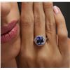 Image 2 : 14KT White Gold 3.37 ctw Tanzanite and Diamond Ring