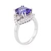 Image 7 : 14KT White Gold 3.37 ctw Tanzanite and Diamond Ring