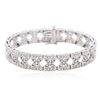 Image 3 : 14KT White Gold 2.18 ctw Diamond Bracelet