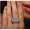 Image 1 : 14KT White Gold 2.22 ctw Diamond Ring