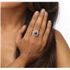 Image 3 : 14KT White Gold 3.55 ctw Tanzanite and Diamond Ring