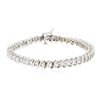 Image 3 : 14KT White Gold 2.46 ctw Diamond Tennis Bracelet