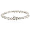 Image 4 : 14KT White Gold 2.46 ctw Diamond Tennis Bracelet