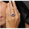 Image 1 : 14KT Rose Gold 3.16 ctw Tanzanite and Diamond Ring