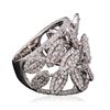 Image 4 : 14KT White Gold 1.70 ctw Diamond Ring