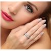 Image 3 : 14KT White Gold 0.91 ctw Diamond Ring