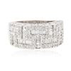 Image 3 : 14KT White Gold 1.29 ctw Diamond Ring