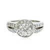 Image 1 : 14KT White Gold 1.63 ctw Diamond Ring