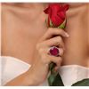 Image 1 : 14KT White Gold 18.76 ctw Ruby and Diamond Ring