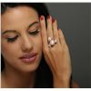Image 1 : 14KT Rose Gold 0.62 ctw Diamond and Pearl Ring
