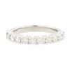 Image 1 : 14KT White Gold 0.88 ctw Diamond Ring