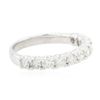 Image 2 : 14KT White Gold 0.88 ctw Diamond Ring