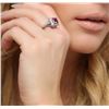 Image 2 : 14KT White Gold 1.85 ctw Sapphire and Diamond Ring