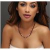 Image 2 : 14KT Yellow Gold 51.80 ctw Ruby and Diamond Necklace