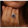 Image 1 : 14KT White Gold 1.93 ctw Tanzanite and Diamond Ring
