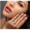 Image 1 : Platinum EGL USA Certified 5.80 ctw Fancy Yellow Diamond Ring