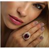Image 5 : 14KT Yellow Gold 16.36 ctw Ruby and Diamond Ring