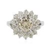 Image 1 : 14KT White Gold GIA Certified 1.79 ctw Diamond Ring