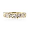 Image 1 : 14KT Yellow Gold 0.85 ctw Diamond Wedding Band