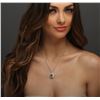Image 1 : 14KT White Gold 2.53 ctw Tanzanite and Diamond Pendant With Chain