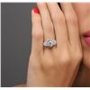 Image 1 : 18KT White Gold 1.56 ctw Diamond Ring