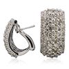 Image 2 : 14KT White Gold 2.90 ctw Diamond Earrings