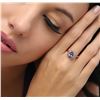 Image 3 : 14KT Rose Gold 1.06 ctw Tanzanite and Diamond Ring