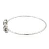 Image 2 : 14KT White Gold 1.16 ctw Diamond Bangle Bracelet