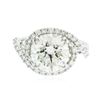 Image 1 : 18KT White Gold 5.08 ctw Diamond Ring