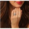 Image 4 : 18KT White Gold 5.08 ctw Diamond Ring