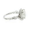 Image 8 : 18KT White Gold 5.08 ctw Diamond Ring