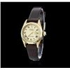 Image 3 : Ladies 18KT Yellow Gold Rolex DateJust Wristwatch