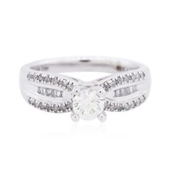 Silver 0.75 ctw Diamond Ring