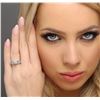 Image 3 : Silver 0.75 ctw Diamond Ring