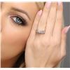Image 4 : Silver 0.75 ctw Diamond Ring