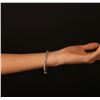 Image 5 : 18KT Two Tone Gold 1.85 ctw Diamond Tennis Bracelet