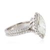 Image 2 : 18KT White Gold 2.36 ctw Diamond Ring