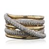 Image 1 : 14KT Two-Tone Gold 1.08 ctw Diamond Ring