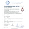 Image 8 : 14KT Rose Gold GIA Certified 49.49 ctw Morganite and Diamond Pendant With Chain